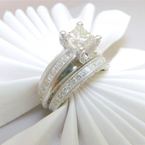Window Slive Writer Diamond Wedding Ring